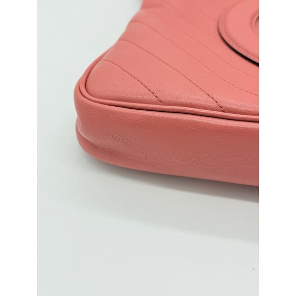 Gucci Pink Sakai Be Green Calfskin Diagonal Stitched Tote Bag*FULL INCLUSION*NWT - Picture 11 of 15